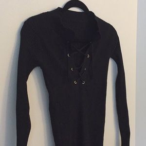 Very stretchy black dress